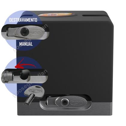 Imagem de Kit 1 Motor PPA 1/4CV Dz Hub 3m Crem 2 Control Portão 450Kg