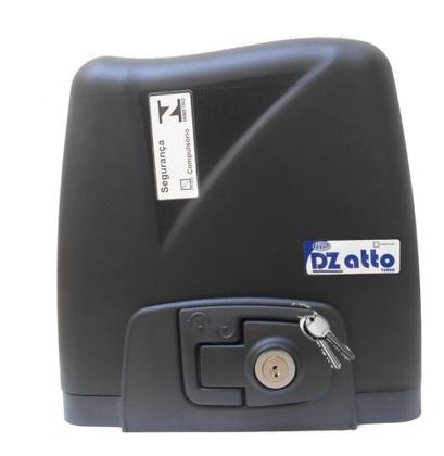 Imagem de Kit 1 Motor Rossi Dz Atto Turbo 5m Crem 2 Control P/ Portão Deslizante 350kg 220v + base de fixação