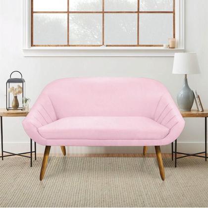 Imagem de Kit 1 Namoradeira 2 Lugares 2 Poltronas Giovana Pés Palito
