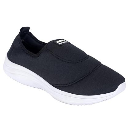 Imagem de Kit 1 Par Tenis Ortopédico Calce Fácil Slip On Casual + Calcanheira Para Esporão Anti Impacto