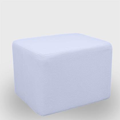 Imagem de Kit 1 Poltrona Com Sofá Curvo 2 Lugares Feijão mais Puff Retangular Bouclé Maranata