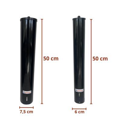 Imagem de Kit 1 Porta Copo Descartável Água 200ml + 1 Dispenser Esmaltado Café 50ml