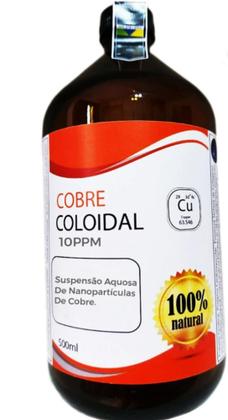 Imagem de Kit 1 Prata 20ppm 500ml + Cobre 10ppm 500ml Universe Nanoscience