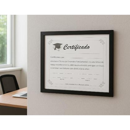 Imagem de Kit 1 Quadro Decorativo de Parede 2 Prateleiras Retas MDF 25x8cm  Organização Prática