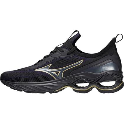 Imagem de Kit 1 Tênis masculino Mizuno de corrida Wave Invictus 4 e 1 mochila Energy