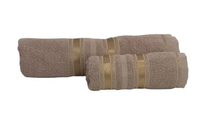 Imagem de Kit 1 Toalha Banho e 1 Rosto Algodão Linha Charme Extra Macia