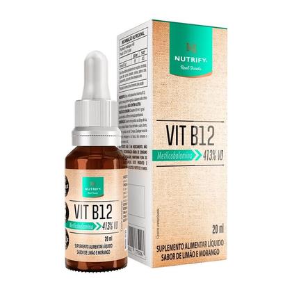 Imagem de Kit (1 Vit B12 Em Gotas 20 ml e 1 Vit D3K2 ( 20 ml)  Nutrify 