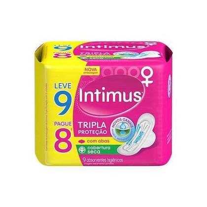 Imagem de Kit 10 Absorventes Intimus Gel Malha Seca c/ Abas Lv 9 Pg 8.