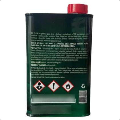 Imagem de Kit 10 Aditivo Bardahl para Combustível MAX S10 Diesel 500ml