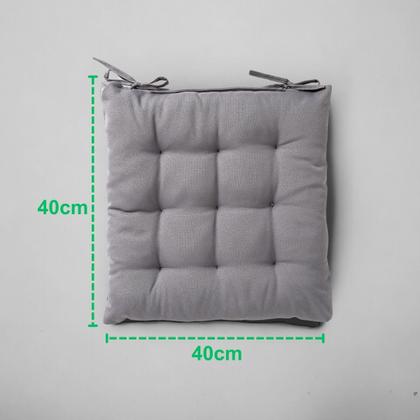 Imagem de Kit 10 Almofadas Assento Futton Design Liso Sofisticado