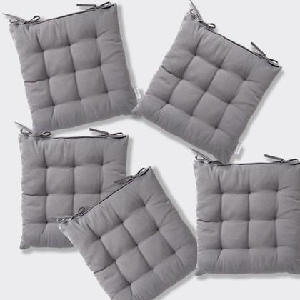 Imagem de Kit 10 Almofadas Assento Futton Design Liso Sofisticado