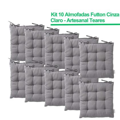 Imagem de Kit 10 Almofadas Assento Futton Design Liso Sofisticado
