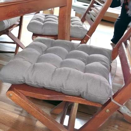 Imagem de Kit 10 Almofadas Assento Futton Design Liso Sofisticado