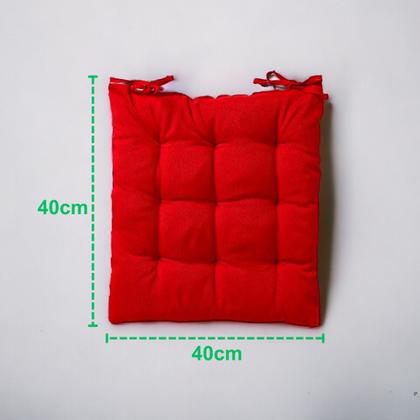 Imagem de Kit 10 Almofadas Assento Futton Design Liso Sofisticado