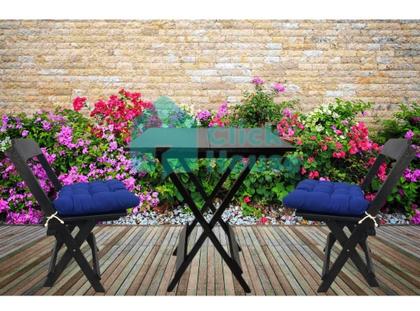 Imagem de Kit 10 Almofadas Assentos Futon Para Cadeira 35x35cm Cores Variadas