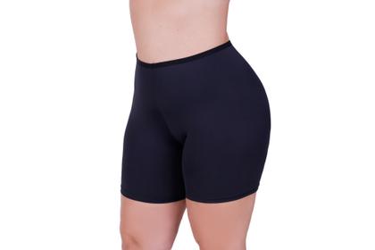 Imagem de Kit 10 Anágua Bermuda Segunda Pele Short Modelador de Microfibra - c1 KIT 10 ANAGUA BEGE E PRETO