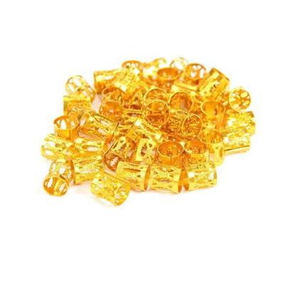 Imagem de Kit 10 Anéis P/ Trança Regulável Box Braids E Dreads