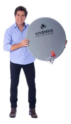 Imagem de Kit 10 Antena Vivensis Parabolica Digital 60cm Ku