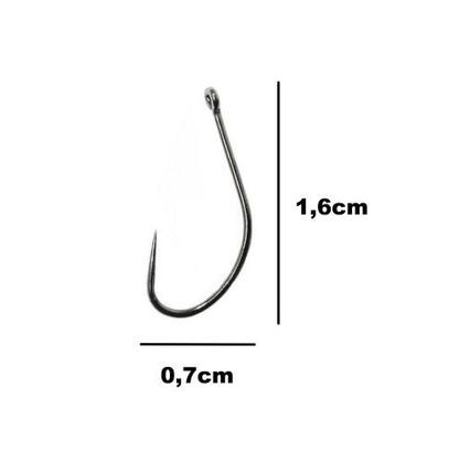 Imagem de Kit 10 Anzol Pesca S/ Farpa Fisga Maruseigo Sure N-10 Crown