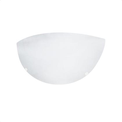 Imagem de Kit 10 Arandelas Taschibra Jurerê Vidro Meia Lua E27 Bivolt