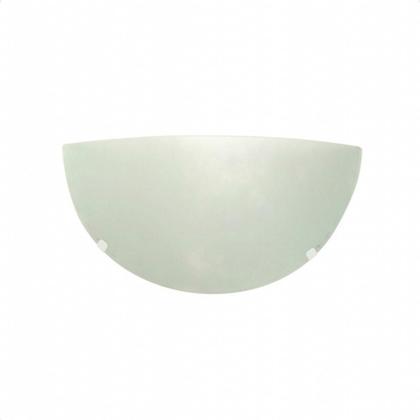 Imagem de Kit 10 Arandelas Taschibra Jurerê Vidro Meia Lua E27 Bivolt