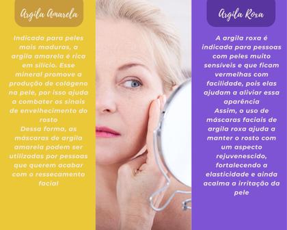 Imagem de Kit 10 Argilas Varias Cores 200g Máscara Facial SkinCare