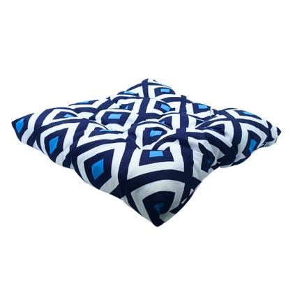 Imagem de Kit 10 Assento Para Cadeira Futon 50x50cm Cores Variadas Estampadas