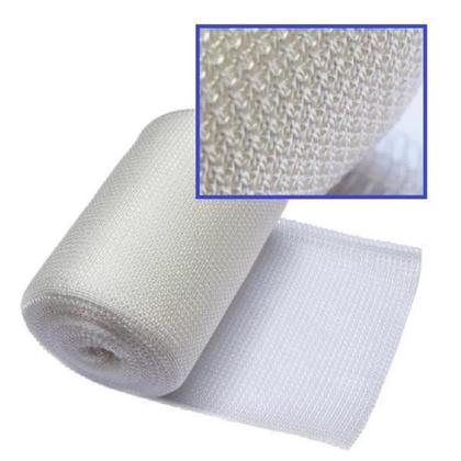 Imagem de Kit 10 Atadura Rayon Hospitalar Curativo Para Ferida Queimaduras Escaras Ferimentos - 7,5cm x 5m