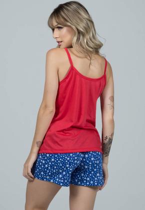 Imagem de Kit 10 Baby Dolls Malha Mulher Maravilha Alça Pijama Verão