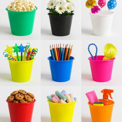 Imagem de Kit 10 Balde pipoca festinha chá de bebê decoração 1 litro