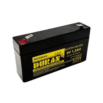 Imagem de Kit 10 Baterias Duran 6V 1,3ah VRLA AGM Selada