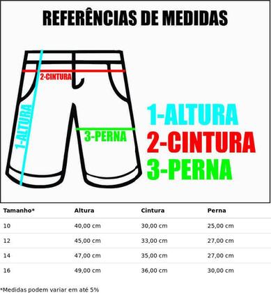 Imagem de Kit 10 Bermuda Helanca Juvenil Preta