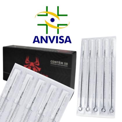 Imagem de Kit 10 Biqueiras Bico + 10 Agulhas Tatuagem Tattoo Anvisa