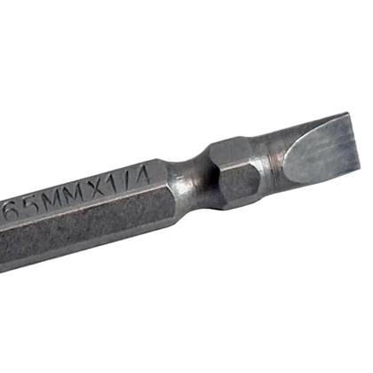 Imagem de Kit 10 Bits Ponta Dupla 65Mm Fenda E Phillips Ph2 1/4 Cr-V