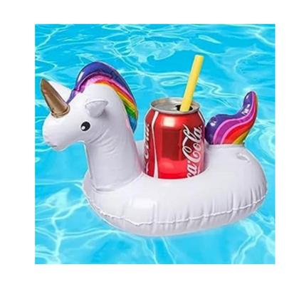 Imagem de Kit 10 Boias Porta Copo Unicórnio Flutuador P/ Piscina Festa