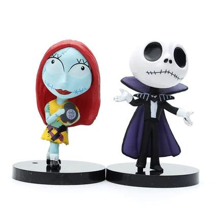 Imagem de Kit 10 bonecos estranho mundo de jack skellington pvc