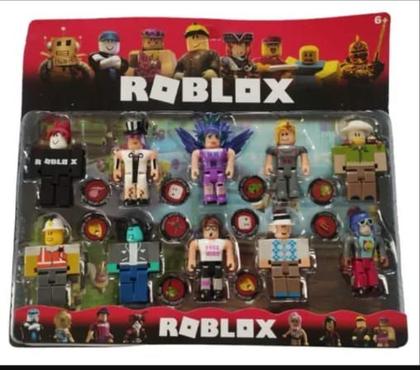 Imagem de Kit 10 Bonecos Roblox Modelo Novo Brinquedo Infantil