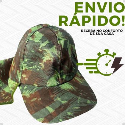 Imagem de Kit 10 Bonés Com Protetor Solar Nuca Pescoço Pesca Chapéu Pescador