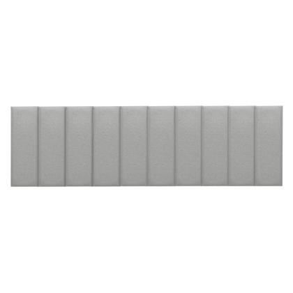 Imagem de Kit 10 Cabeceiras Painel Modular Cama Box King Linho Cinza Madelina Decor