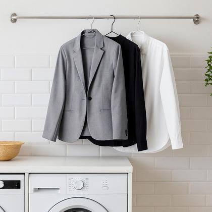 Imagem de Kit 10 Cabide Roupa Metal Emborrachado Antideslizante Closet