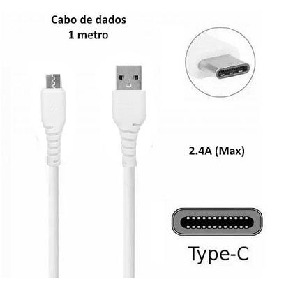 Imagem de Kit 10 Cabos de Carregamento e Dados Tipo C Atacado Revenda