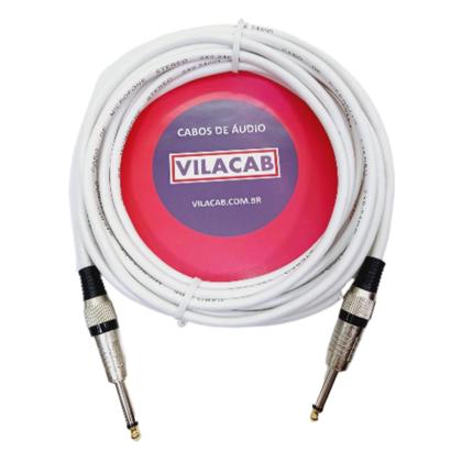 Imagem de Kit 10 Cabos P10 P10 Mono Coloridos 2 Metros Multi-uso