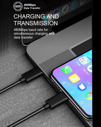 Imagem de Kit 10 Cabos Tipo C para Tipo C It Blue 1M Atacado Revenda