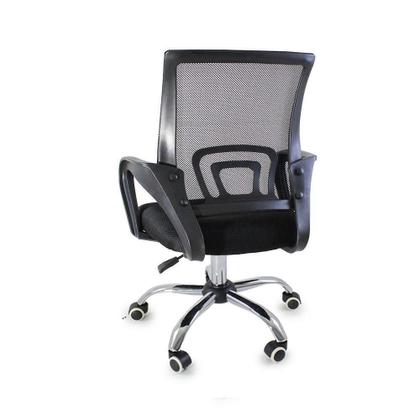 Imagem de Kit 10 Cadeiras De Escritório Begonia Mesh Ergonômico Preto