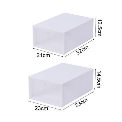 Imagem de Kit 10 Caixa Organizadora Sapateira Sapato Tenis Empilhavel PRETA