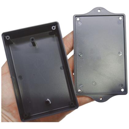 Imagem de Kit 10 Caixa Plástica para Montagem de Circuitos Eletrônica Arduino X11136 com Aba