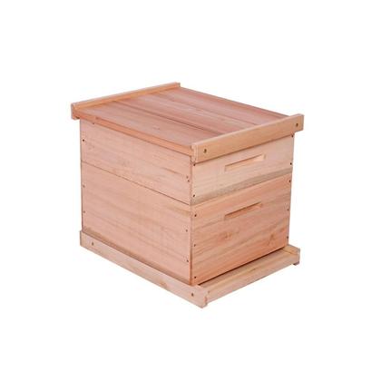 Imagem de KIT 10 Caixas Abelha Padrão Langstroth Eucalipto(arame/ilhoses)