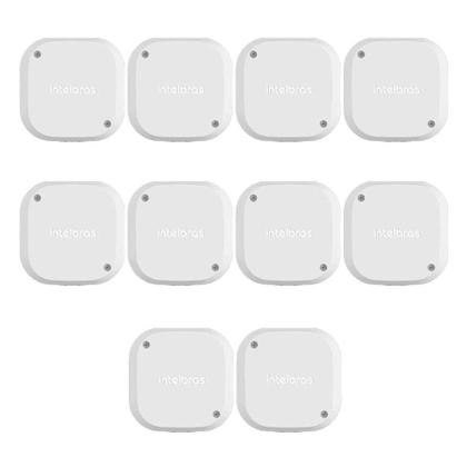 Imagem de Kit 10 Caixas Organizadora de Plugs e Passagem de Cabo Para CFTV VBOX 1100 Intelbras