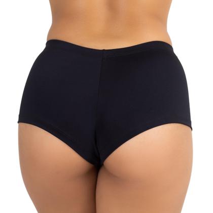 Imagem de Kit 10 Calcinha Boxer short liso Microfibra de Poliéster Atacado Super Conforto Vontade de Lingerie