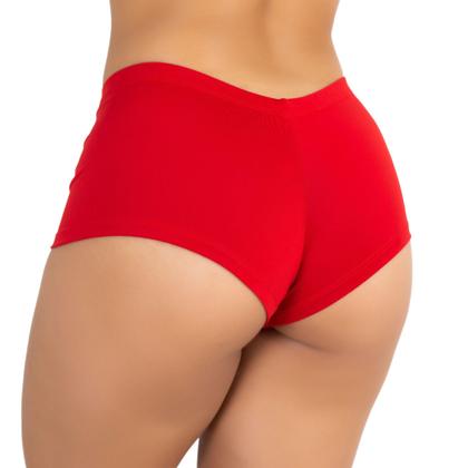 Imagem de Kit 10 Calcinha Boxer short liso Microfibra de Poliéster Atacado Super Conforto Vontade de Lingerie